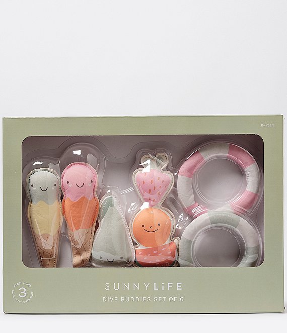 SUNNYLIFE Kids Dive Buddies Cotton Candy 6 - Piece Set