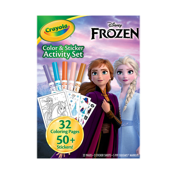 Crayola Frozen Color & Sticker Activity Set: Creative Coloring Book