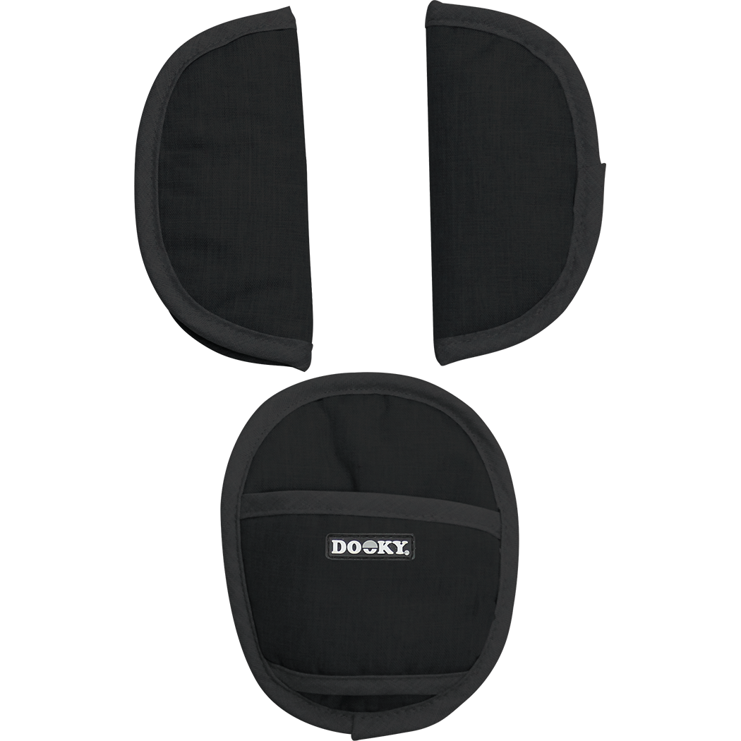 Dooky Universal Pads For Car Seats - Black