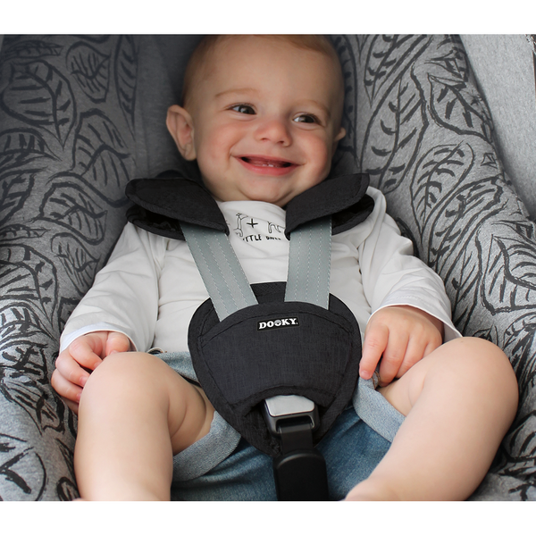 Dooky Universal Pads For Car Seats - Black