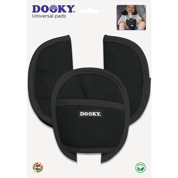 Dooky Universal Pads For Car Seats - Black
