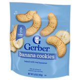 Gerber Banana Cookies Naturally Flavored Baby Snack – 12+ Months