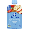Gerber Apple Strawberry Banana Puree Baby Food Pouch – Stage 2, 3.5 oz (99g)