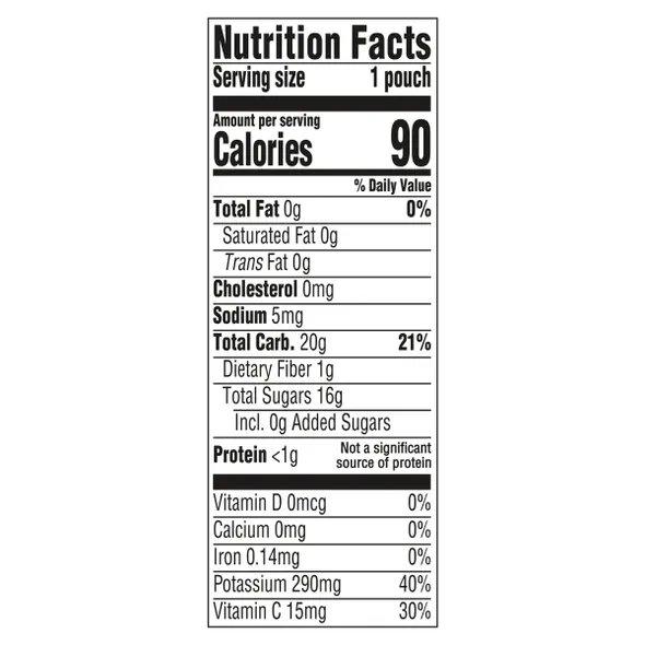 Gerber Banana Blueberry Fruit Puree Baby Food Pouch – Stage 2, 3.5 oz (99g)