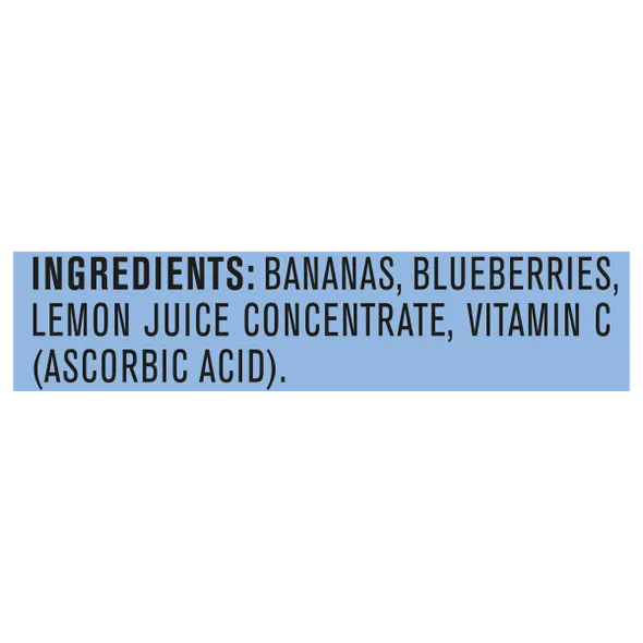 Gerber Banana Blueberry Fruit Puree Baby Food Pouch – Stage 2, 3.5 oz (99g)