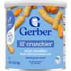 Gerber Lil’ Crunchies Mild Cheddar Naturally Flavored Baby Snack – 8+ Months