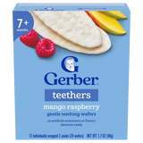 Gerber Mango Raspberry Teething Wafers Baby Snacks – Crawler Stage