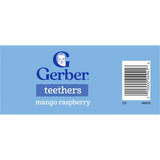 Gerber Mango Raspberry Teething Wafers Baby Snacks – Crawler Stage