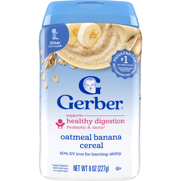 Gerber Oatmeal Banana Probiotic Cereal