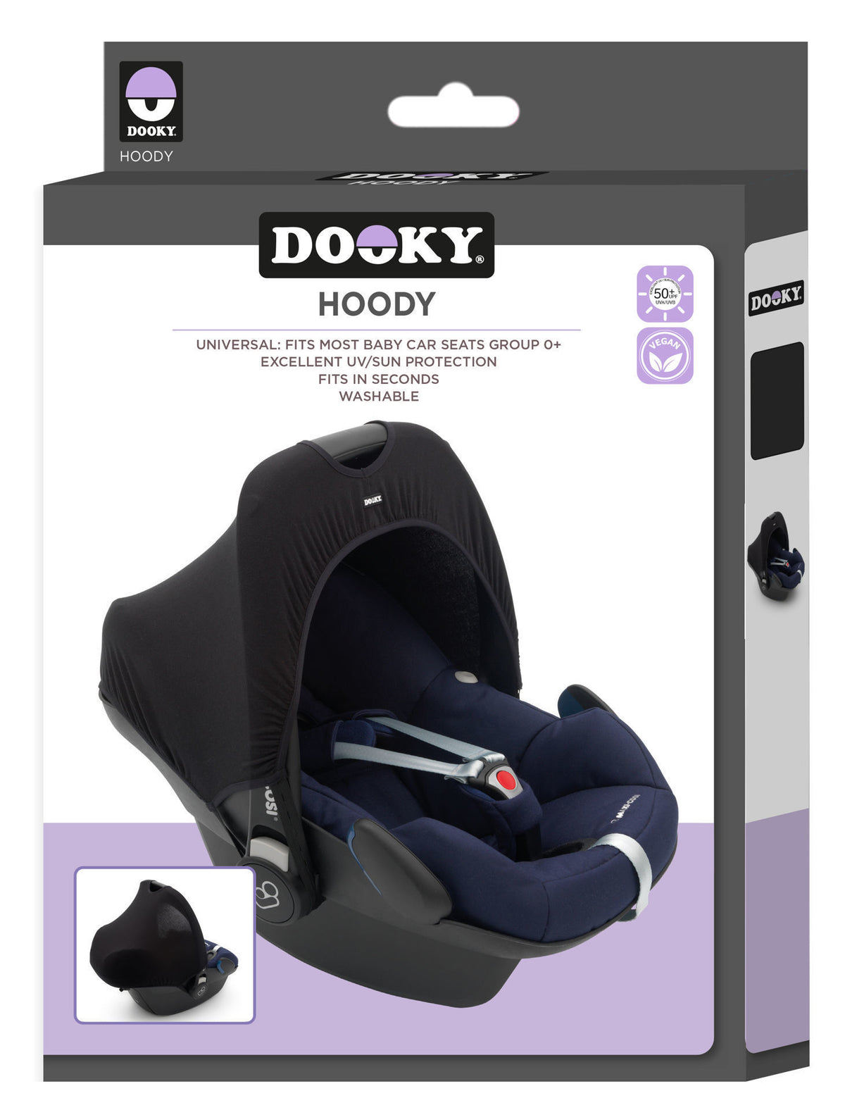 Dooky Universal Hoody One Size Black