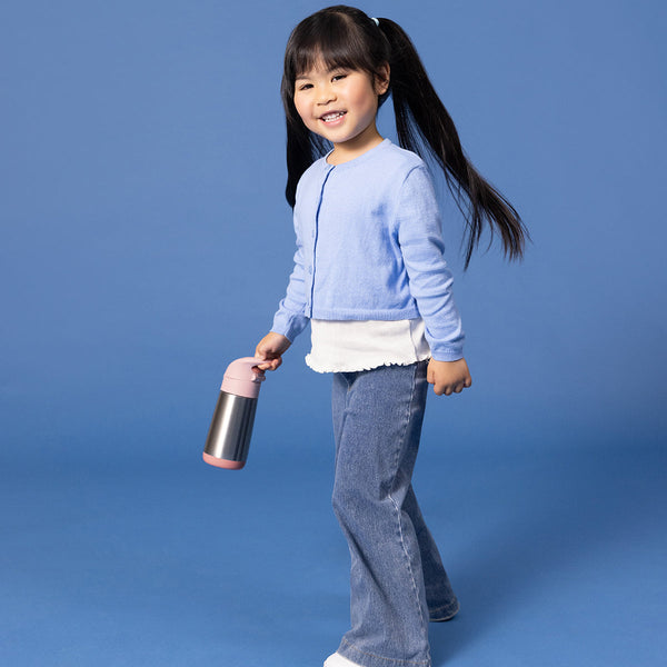 B Box Insulated Drink Bottle Sipper 350 Ml - Blush Crush