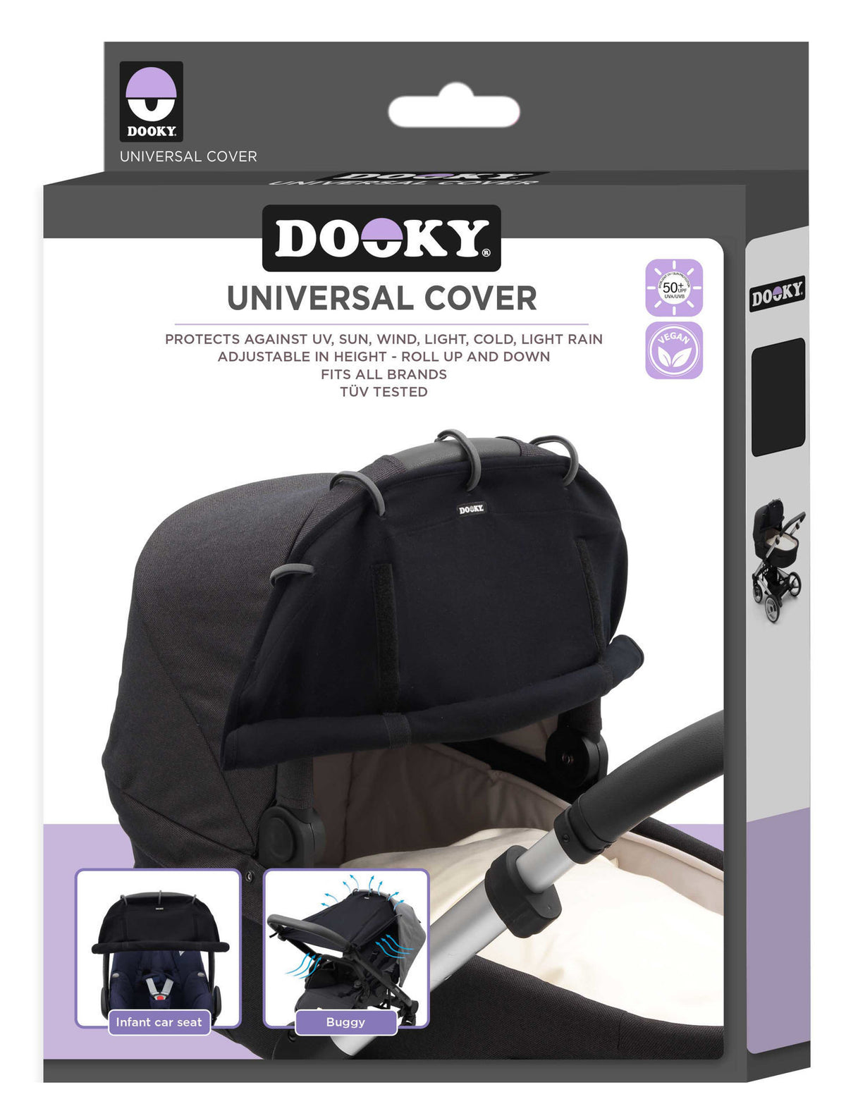 Dooky Universal Cover One Size Black
