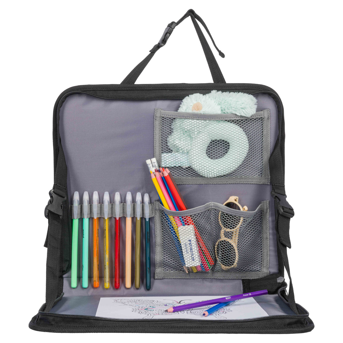 Dooky Backseat travel Tray - Grey