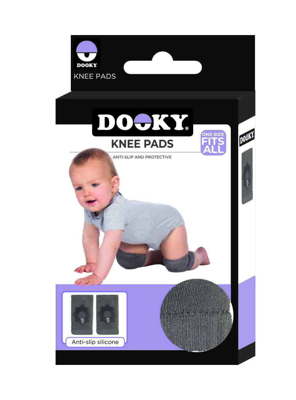 Dooky Baby Knee Pads 0–3 Years Grey