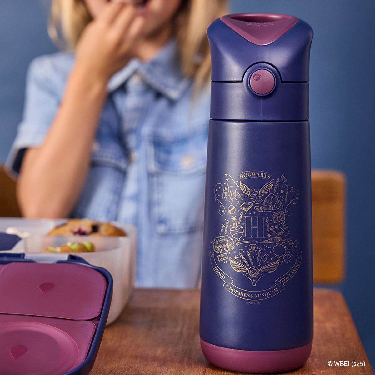 b.box Harry Potter Insulated Straw Drink Bottle – 500 ml