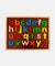 Hilife English Alphabet 3-Layer Lowercase Wooden Puzzle 32.3 x 24 cm Multicolour