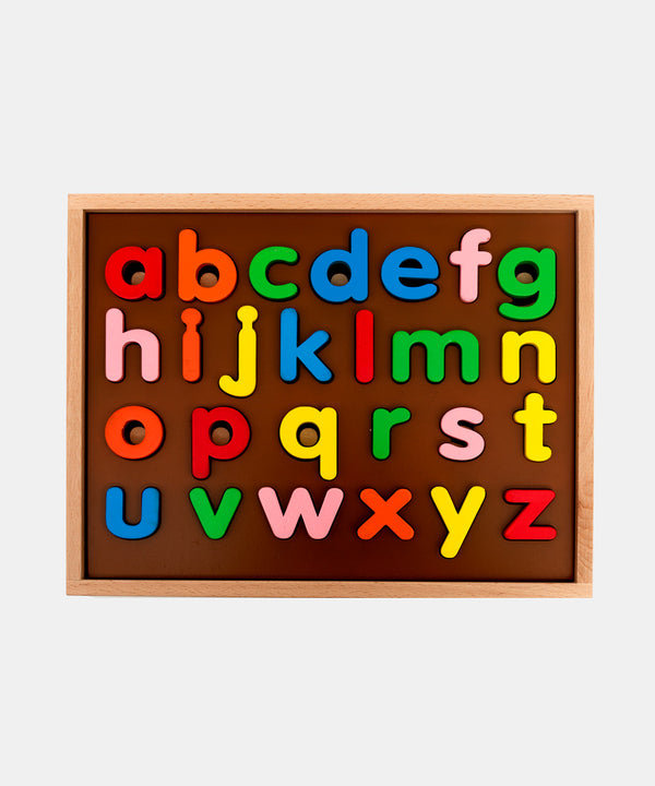 Hilife English Alphabet 3-Layer Lowercase Wooden Puzzle 32.3 x 24 cm Multicolour