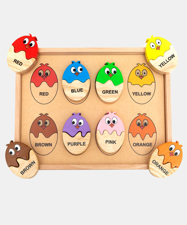 Hilife Chick Matching Puzzle 2-Layer 3Y+ Multicolor