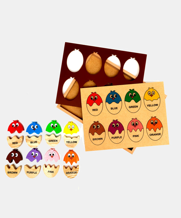 Hilife Chick Matching Puzzle 2-Layer 3Y+ Multicolor