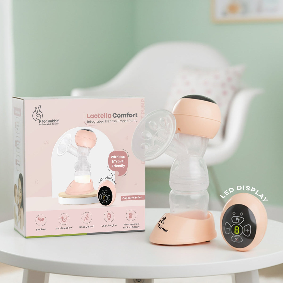 R For Rabbit Lactella Comfort Breast Pump With Dual Modes