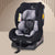 R for Rabbit Car Seat Jack N Jill - NXG Black Grey