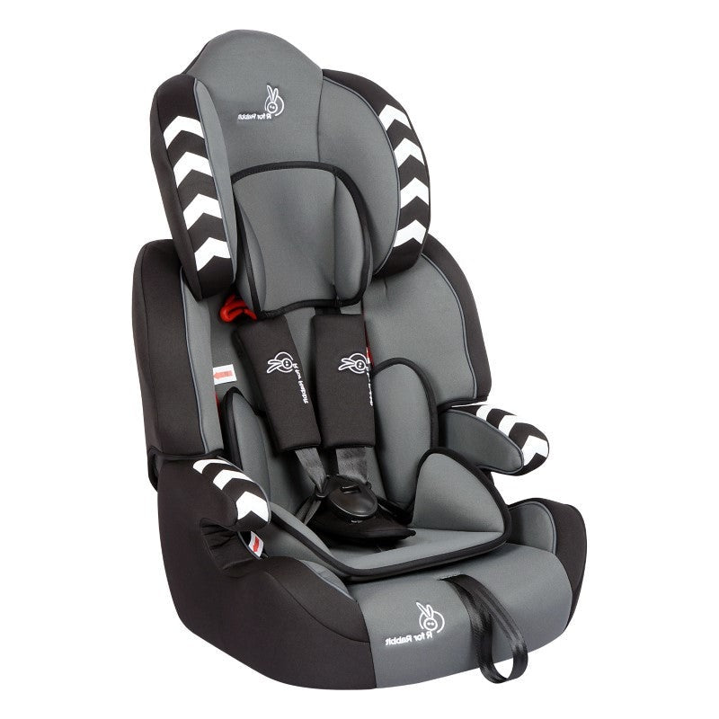 R For Rabbit Car Seat Jumping Jack Racer Grey Black