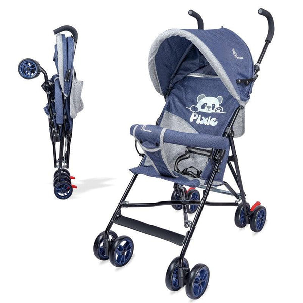 R for Rabbit Stroller Pixie Blue Grey