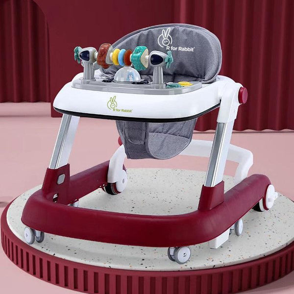 R for Rabbit Baby Walker Little Feet - Red