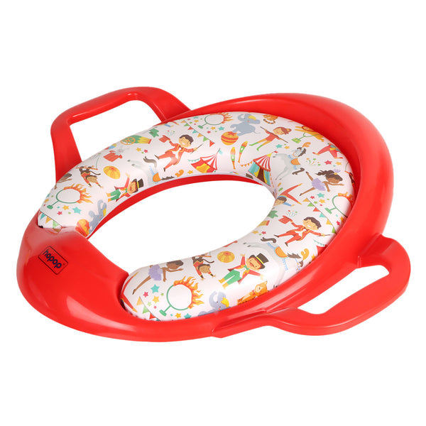 Hopop Soft Cushioned Baby Potty Seat with Easy Grip Handles - Circus