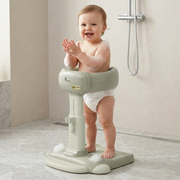 R for Rabbit Fun Time Aqua Hug 9–36M Up to 20kg Baby Bath Stand – Grecian Green