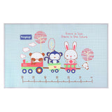 Hopop Multipurpose Baby Massage Mat & Waterproof Changing Mat One Size – Train Blue