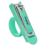 Hopop Baby Nail Clipper Cutter with Finger Grip Green