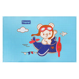 Hopop Multipurpose Baby Massage Mat Waterproof Diaper Changing Mat Plane – Blue