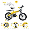 R For Rabbit Bicycle Tiny Toes Jazz 14 Inch Yellow