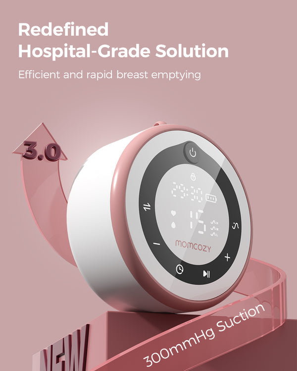 Momcozy - V1 Pro Wearable Breast Pump Red