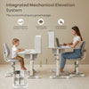 R For Rabbit Kiddie Grow Flex Adjustable Kids Study Table with Chair – Ergonomic Desk with Storage Shelves, Drawer, Spacious Tabletop & Height Adjustment for Growing Kids (3–15 Years)