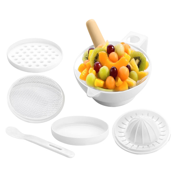 Hopop 5 in 1 Manual Baby Food Maker & Processor 4M+