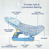 Hopop Anti-Skid Base Compact Baby Bather - Blue