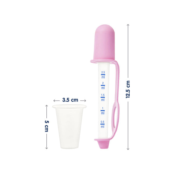 Hopop Baby Medicine Dropper & Dispenser - Pink