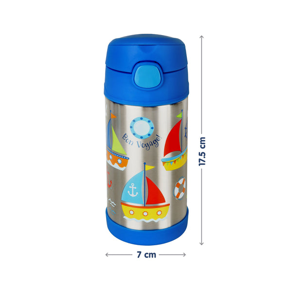 Hopop Insulated Stainless Steel Sipper With Straw- Boat 300ML