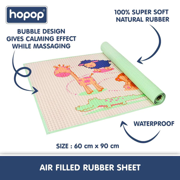 Hopop Air Filled Natural Rubber Massage Mat - Animals