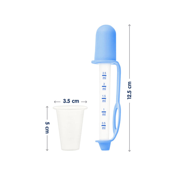 Hopop Baby Medicine Dropper & Dispenser - Blue