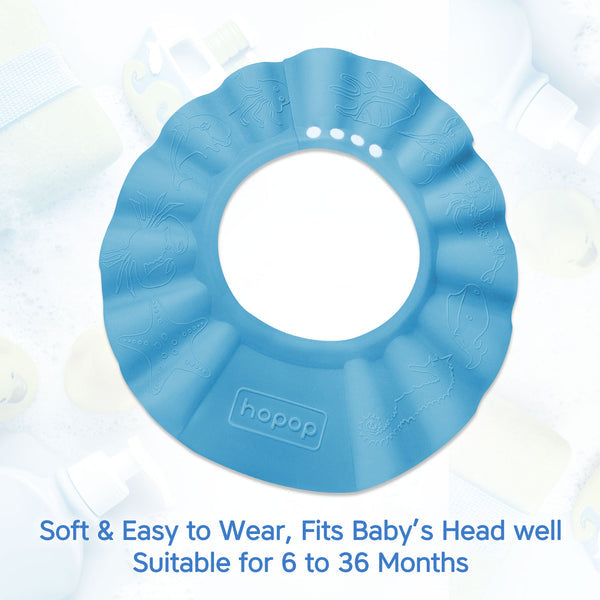 Hopop Bathing Shower Cap Shampoo Hat Infants & Toddlers Blue
