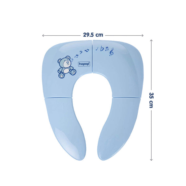 Hopop Foldable & Portable Travel Friendly Toilet Seat - Blue