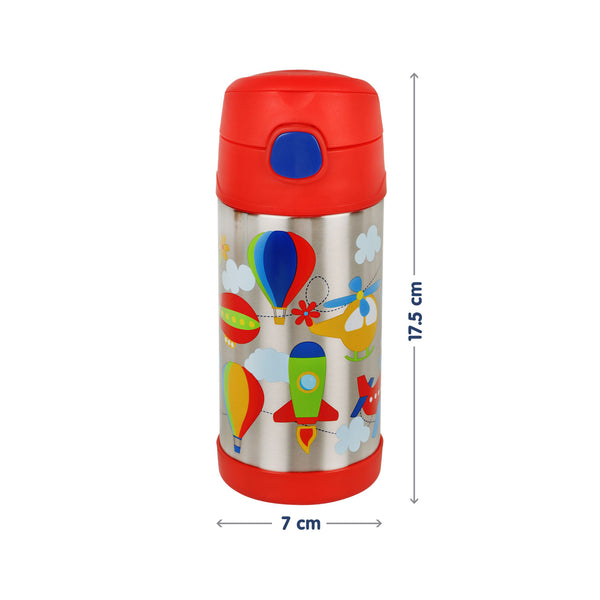 Hopop Insulated Stainless Steel Sipper With Straw- FlyHigh 300ML