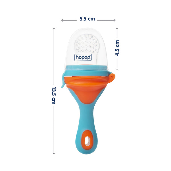 Hopop Food & Fruit Nibbler For Fruit And Veggies - Orange