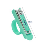 Hopop Baby Nail Clipper Cutter with Finger Grip Green