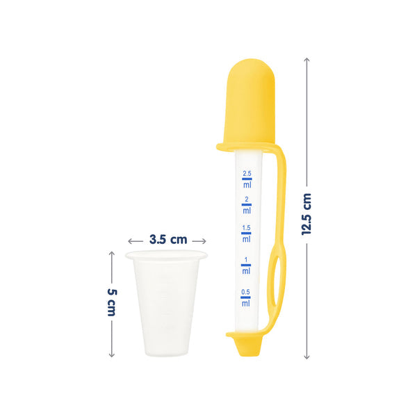 Hopop Baby Medicine Dropper & Dispenser - Yellow