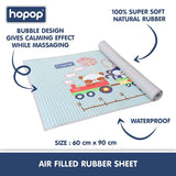 Hopop Multipurpose Baby Massage Mat & Waterproof Changing Mat One Size – Train Blue