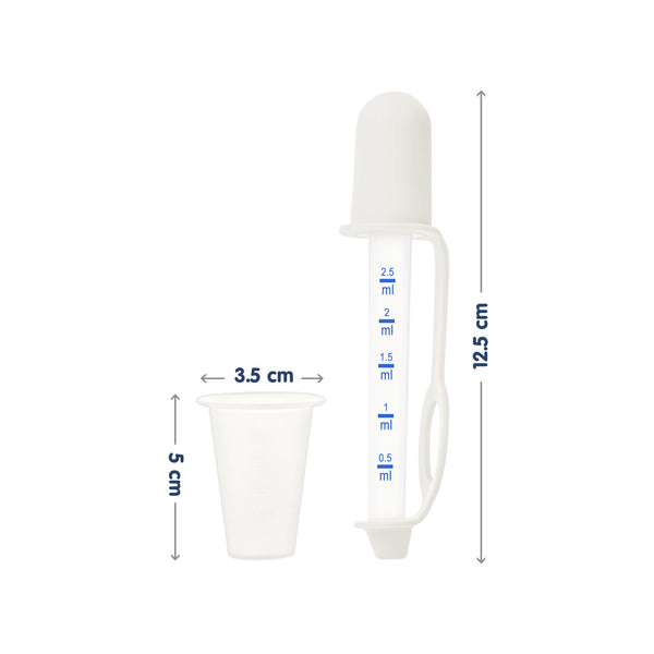 Hopop Baby Medicine Dropper & Dispenser - White